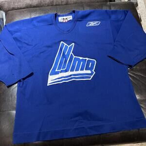 QMJHL LHJMQ Reebok Authentic Blue Practice Jersey Size 56 CHL Made in Canada